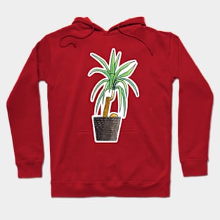 Yucca - House Plant Watercolour Hoodie